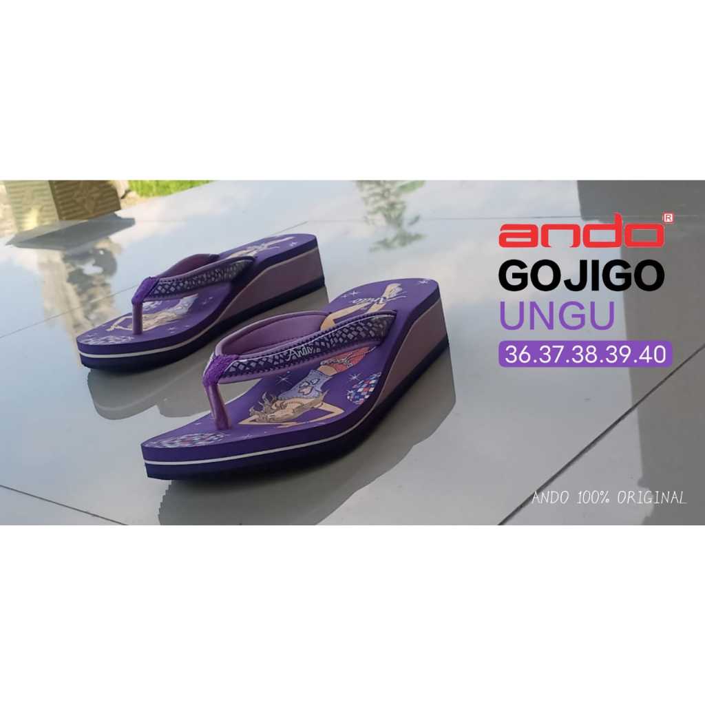 SANDAL HAK TINGGI WANITA 36-40 WADGES SANDAL WEDGES JEPIT SHOPPING  ANDO ORIGINAL 100% TERBARU DAN T