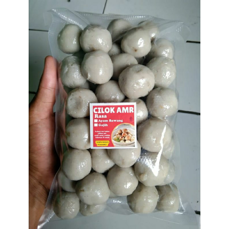 

CILOK UKURAN BESAR 40 BUTIR AYAM BAWANG/GAJIH