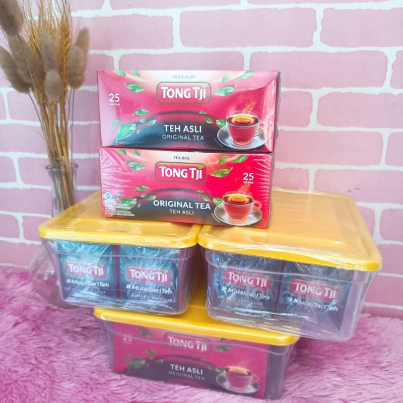 

Tong Tji Original Tea 25's isi 2 FREE CANISTER