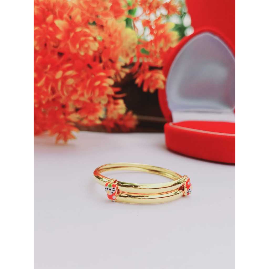Gelang Bayi Emas Gelang Anak Emas Gelang Bayi Karakter Gelang Emas Murah Gelang Bangle Anak Emas Gel