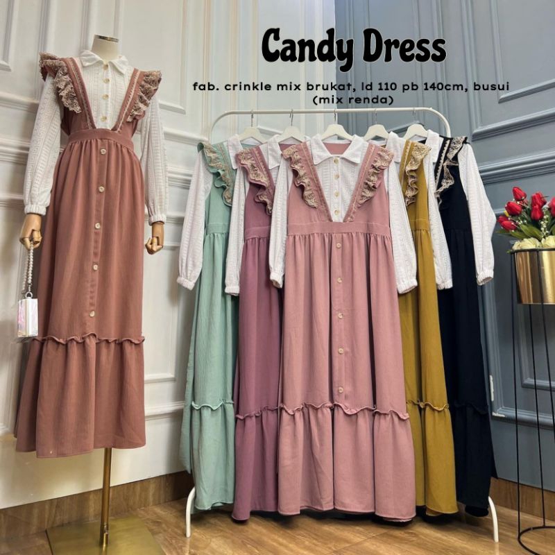 Candy Lady Dress/ Gamis Lebaran