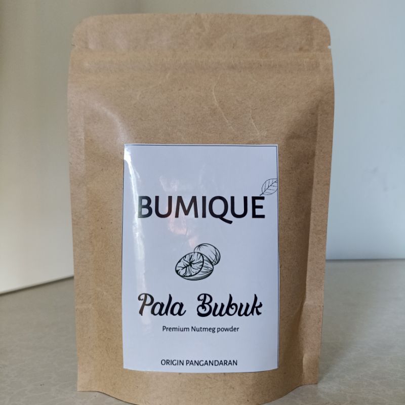 

Bumbu Pala bubuk segar pure organik 100 gram