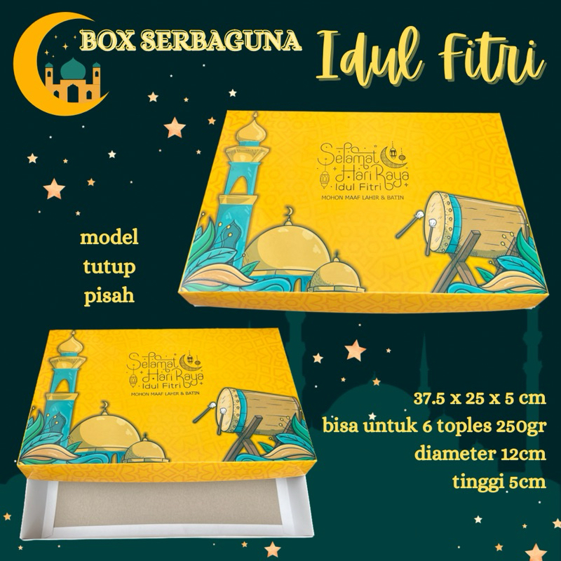 

Box hampers selamat idul fitri 37.5x25x5cm