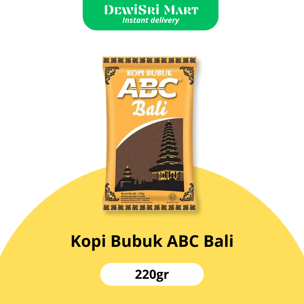 

Kopi bubuk ABC BALI 220GR - Dewi Sri Mart