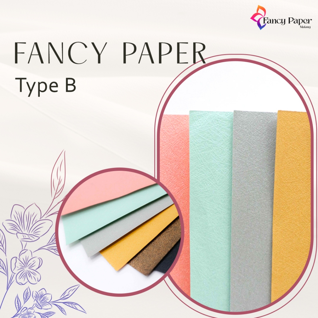 

Kertas Fancy Paper Motif B - Kertas Pembungkus Kotak - Kertas Undangan - Kertas Cover Box