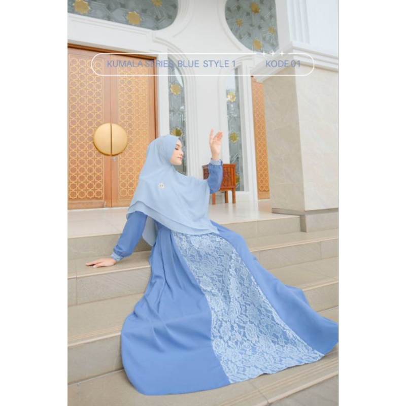 Gamis Set Hijab Lianahans Lebaran 2024
