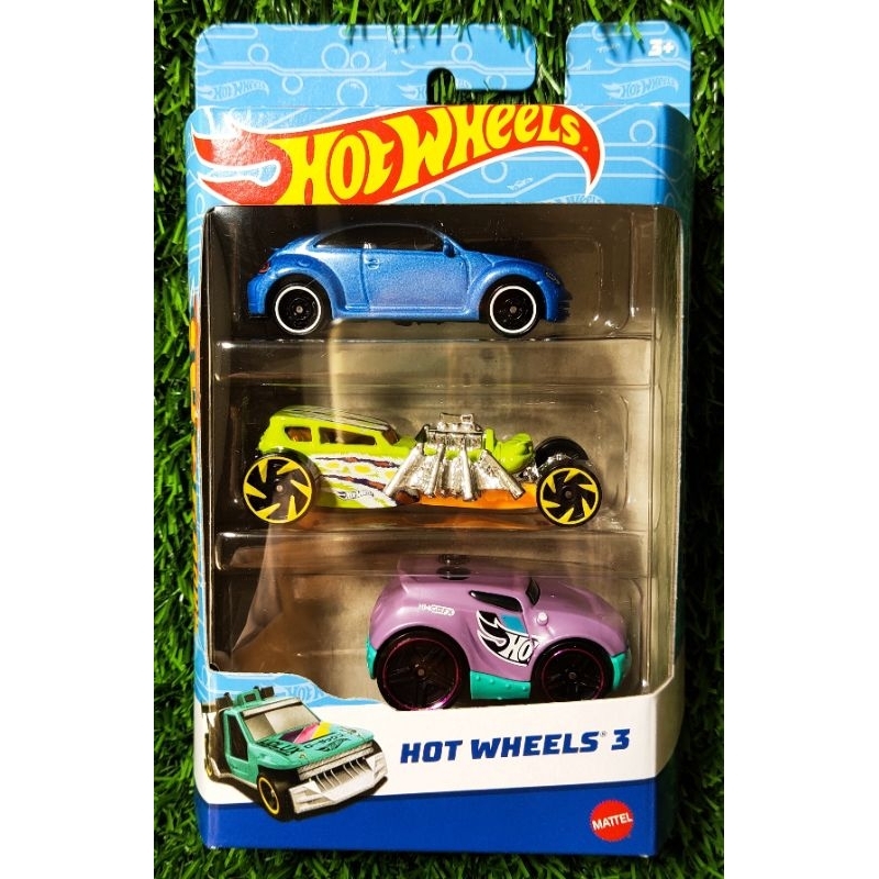 HOT WHEELS 3 CARS GIFT PACK VW VOLKSWAGEN STREET CREEPER ROCKET BOX PAK ISI 3