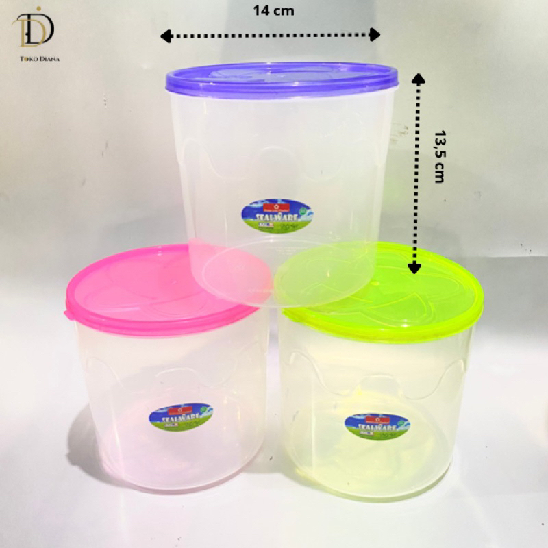 toples plastik/toples bening/toples 1,5 KG/toples biting/toples tabung