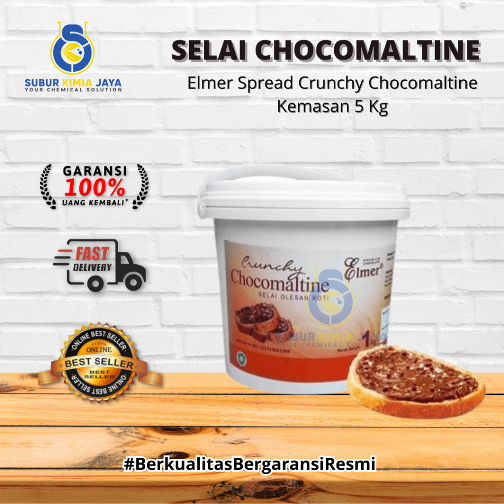 

Elmer Spread Crunchy Chocomaltine 5 Kg / Selai Chocolate Maltine Oles