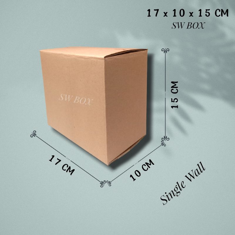 

Kardus Ukuran 17x10x15 CM Box untuk packing ST
