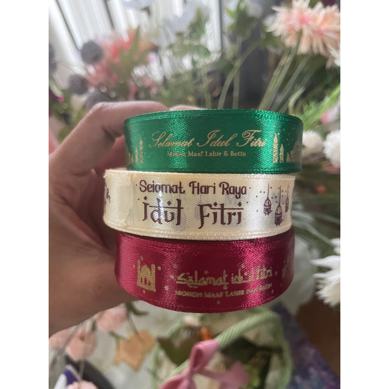 

PITA SATIN TEMA IDUL FITRI, HARI LEBARAN