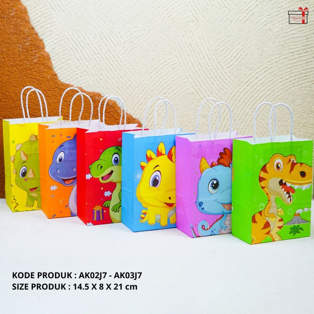 

[Motif Random] Paper Bag Souvenir / Goodie Bag Souvenir / Tas Souvenir / Paper Bag Gift / Tas Bingkisan / AK02-AK03