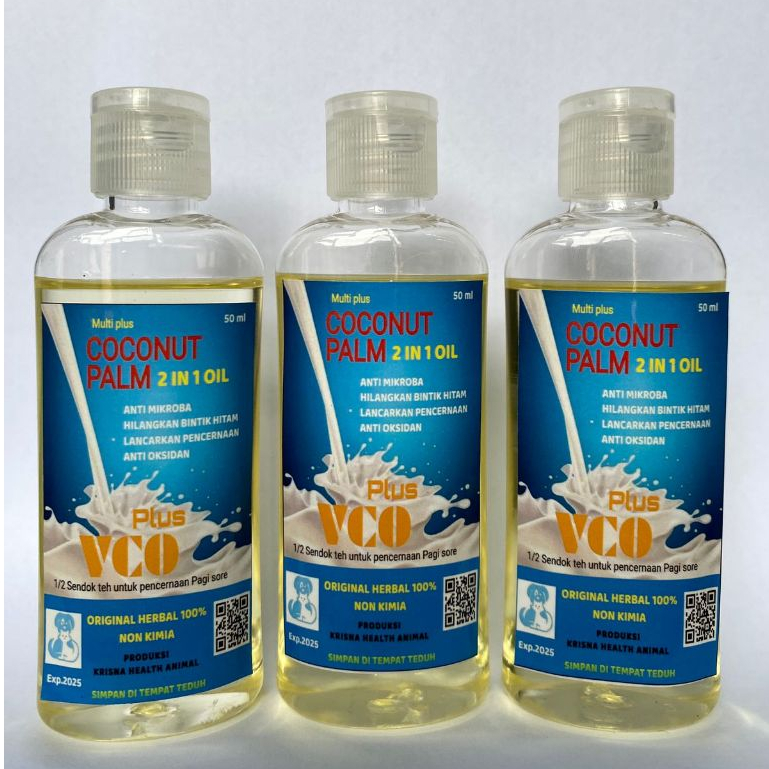 

VCO MULTI PLUS COCONUT PALM 2in1 OIL 50ML