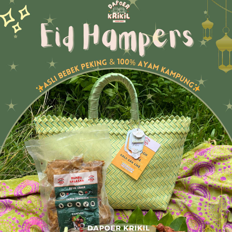 

Hampers Idul Fitri Ayam Kampung dan Bebek Ungkep (Kalasan dan Serundeng) Frozen Dapoer Krikil