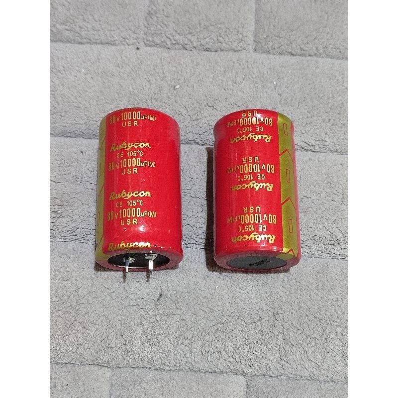 Elco 10000uf 80V Rubycon