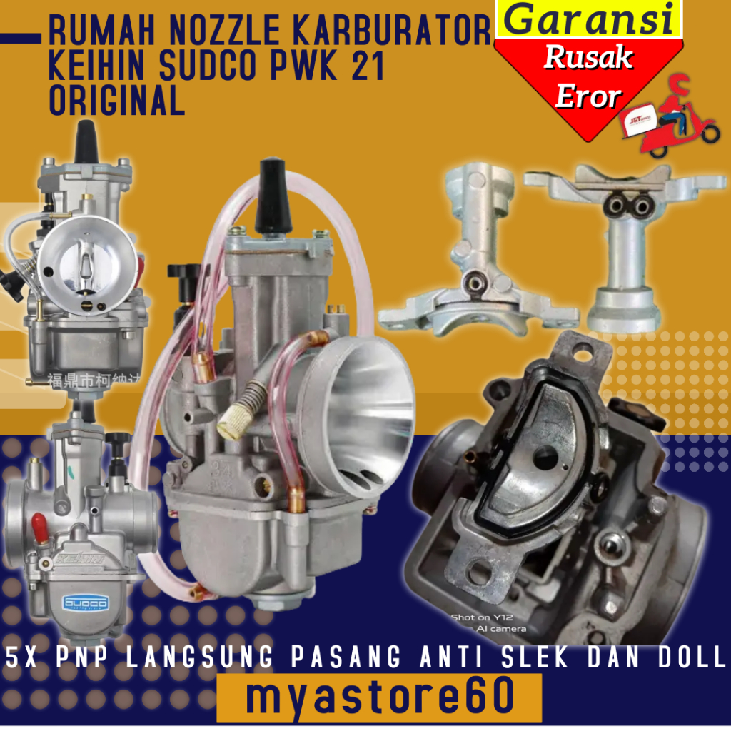 Rumah Nozzle Nozel House hole holle bodi bodi hole Karburator PWK21 PWK 21 Cangkang Nosel Karbu Carb