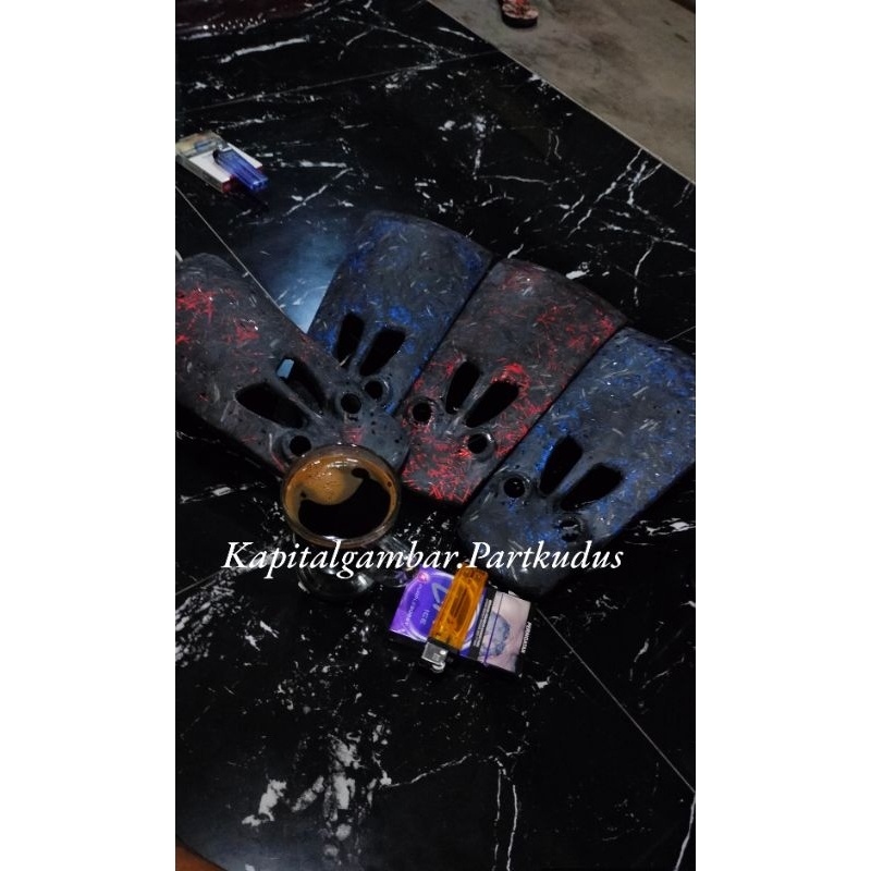 Panel depan yamaha Fizr carbon forged serat forged