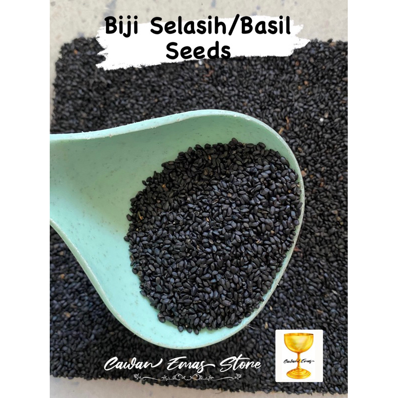 

1000gr basil seeds / 500gr selasih / biji selasih premium / basil seeds premium 100gr