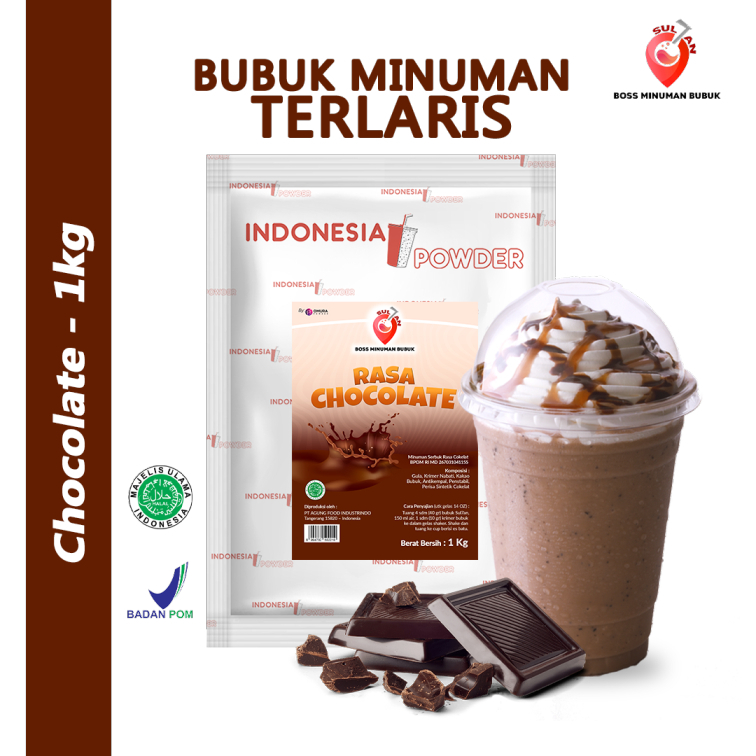 

Powder Minuman SUL7AN Rasa Chocolate / Coklat 1 Kg