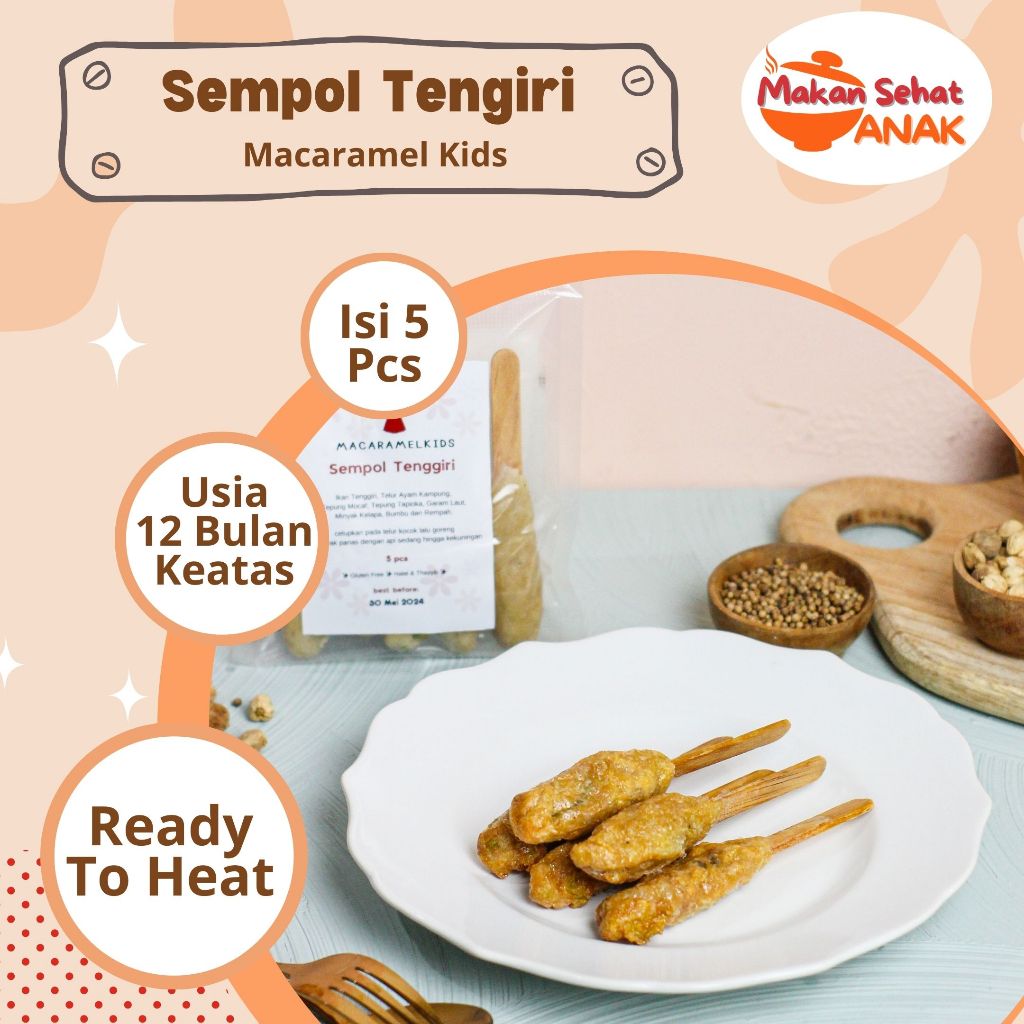 

Macaramel Kids Sempol Tengiri MPASI 12 Bulan Keatas By Makan Sehat Anak