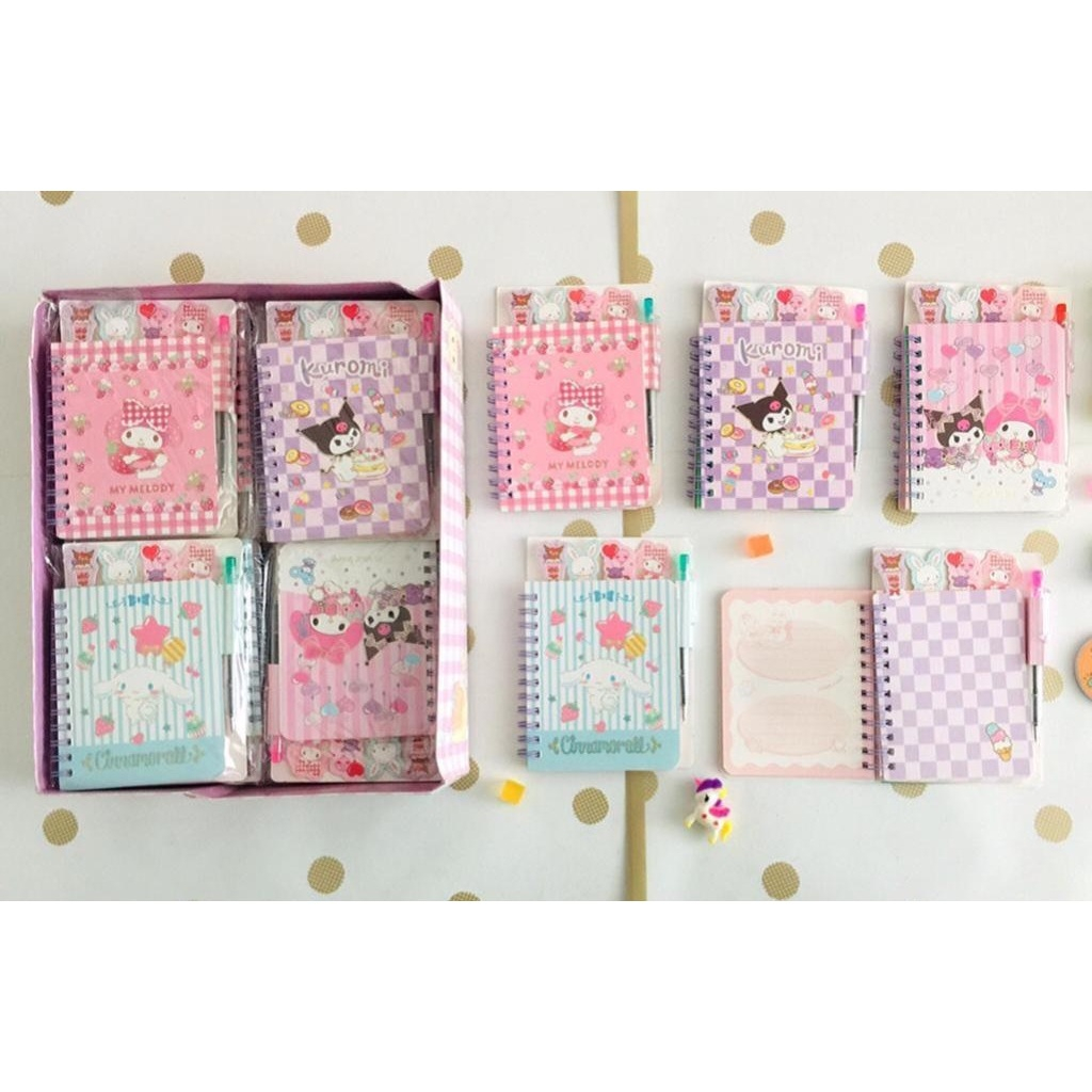 

Notebook Ring A7 Motif Sanrio - Bonus Pulpen