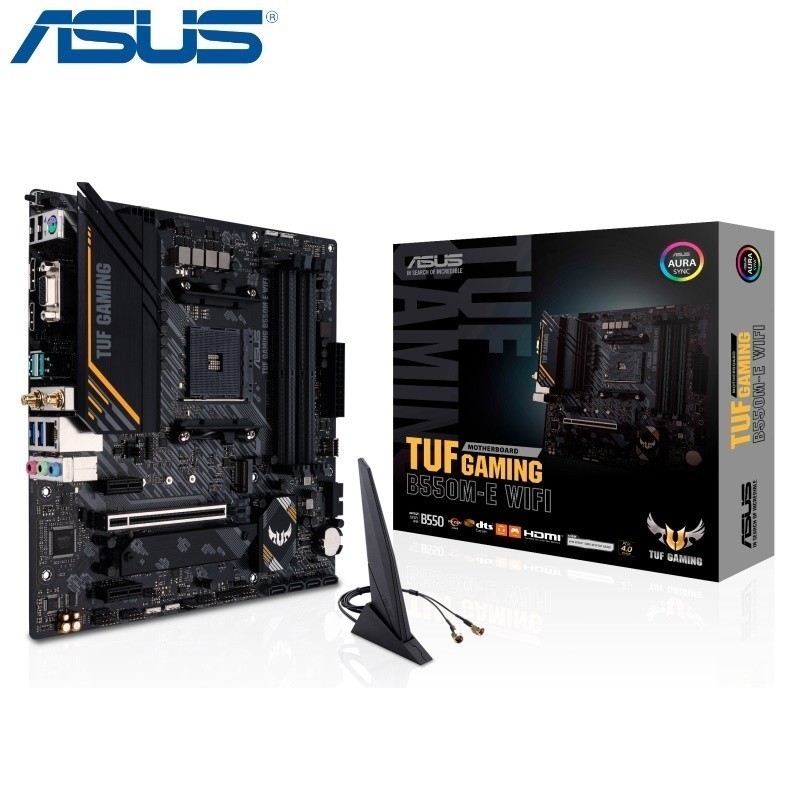ASUS TUF GAMING B550M-E WIFI AMD AM4 MATHEBOARD MICRO ATX