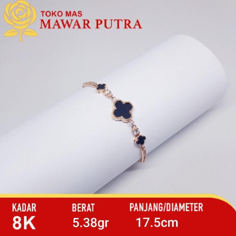 Gelang rantai Vancleef Ayu gold / BA 8K