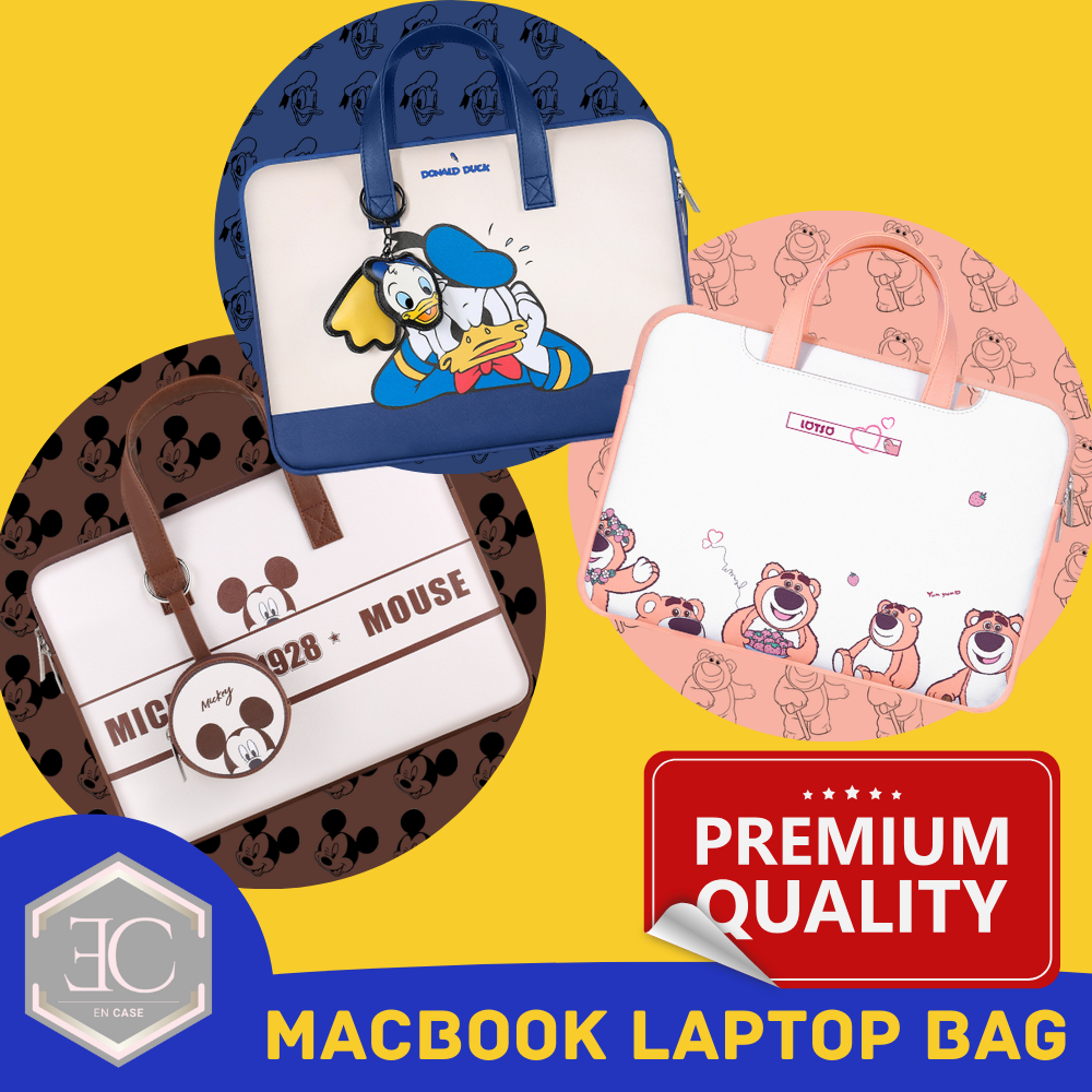 Tas Pouch Sleeve Premium Bag Laptop Macbook Air Pro 13 15 Inch Kartun Lucu