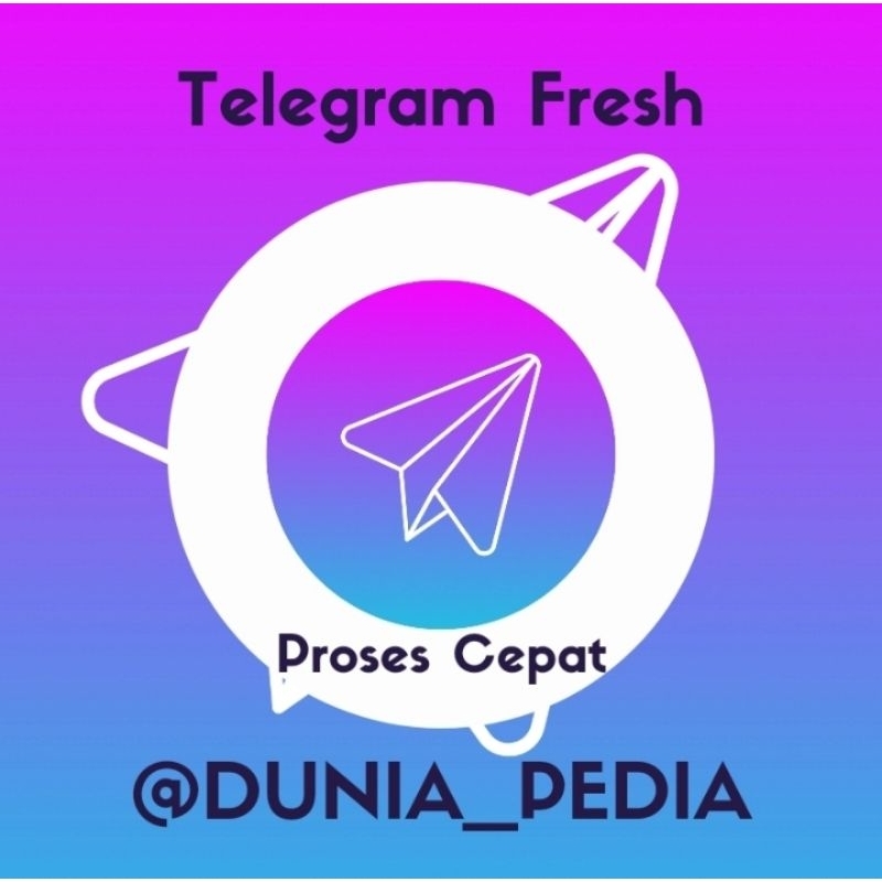 Akun Telegram Fresh Proses Cepat