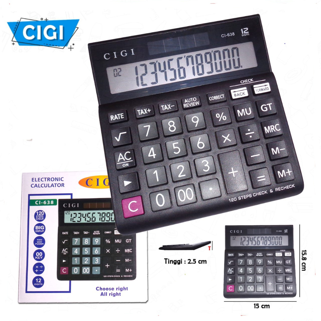 

Kalkulator / Caculator CIGI CI-638