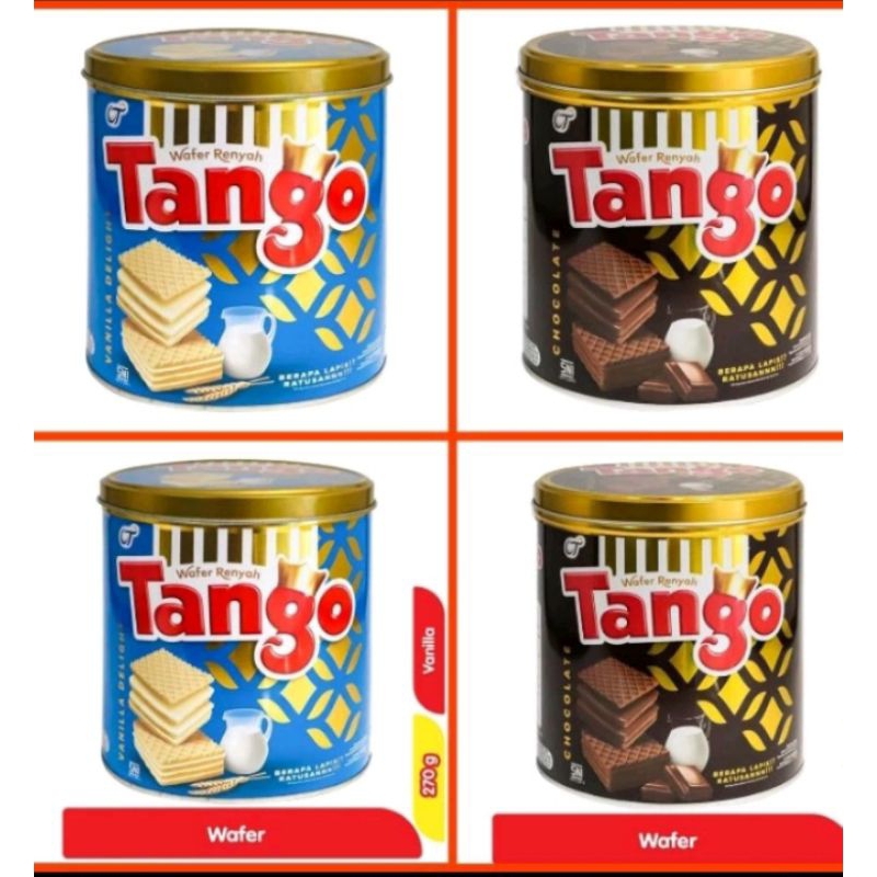 

TANGO KALENG WAFER 270G VANILLA DAN COKLAT