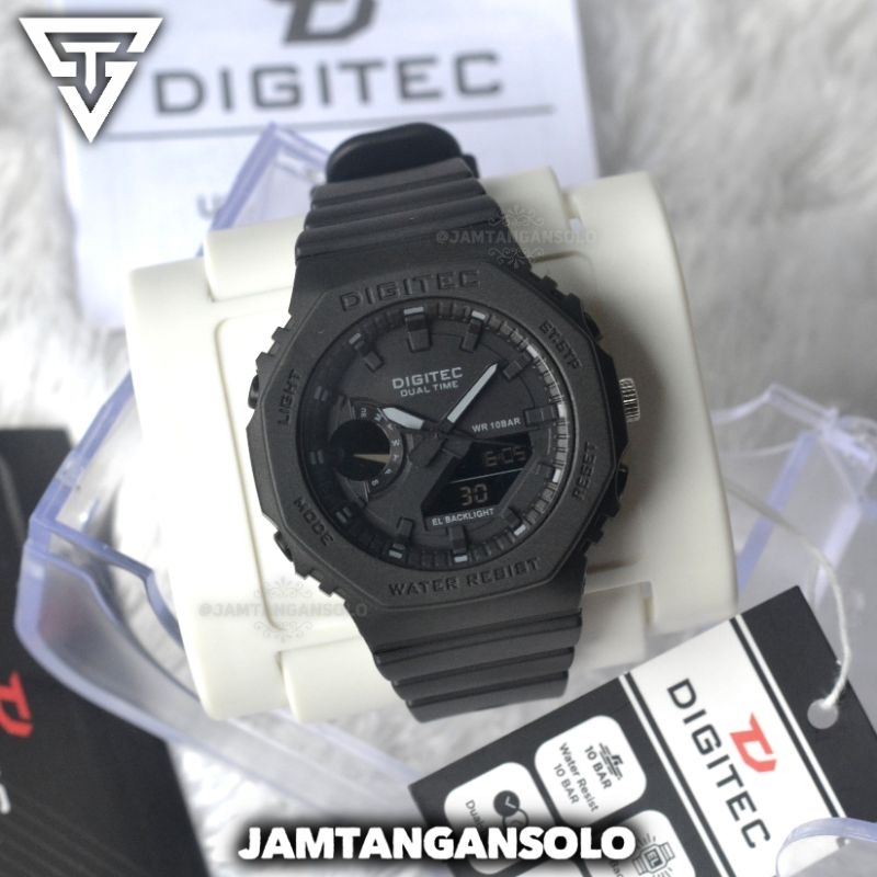 JAM TANGAN DIGITEC GA 2100 ORIGINAL WATER RESIST ANALOG DIGITAL  UNISEX PRIA WANITA  HUJAN BERENANG 