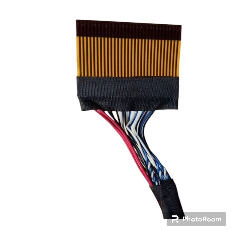 soket kabel LVDS 30pin 8bit for tv 32inc Polytron Samsung dll
