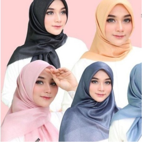 HIJAB GLAMOUR PREMIUM LASERCUT JILBAB SHINAR GLAMOUR KERUDUNG SEGI EMPAT POLOS GLITER
