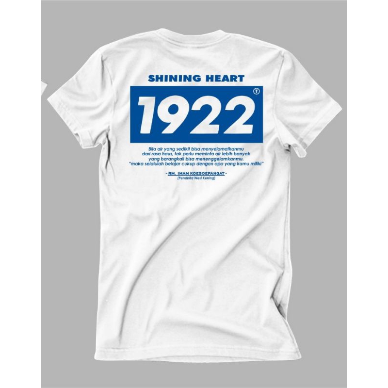 Kaos | T-shirt Shining heart 1992 White