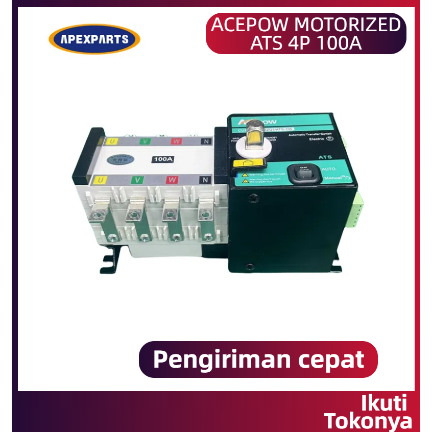 ATS AUTOMATIC TRANSFER SWITCH PLN GENSET ATS 100A 4P