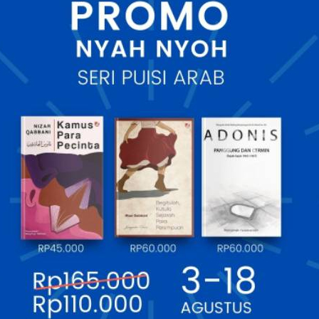 Promo Buku Seri Puisi Arab