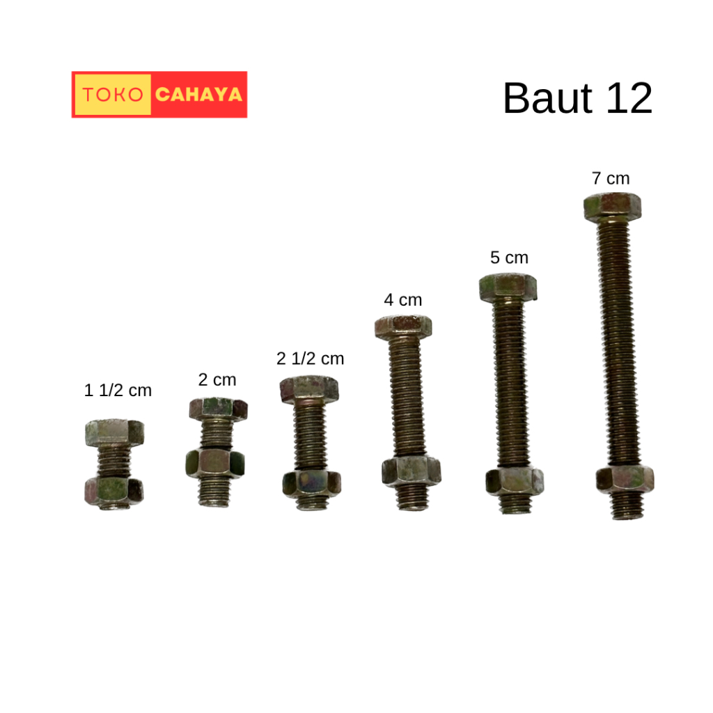 Baut + Mur 12 Kuningan