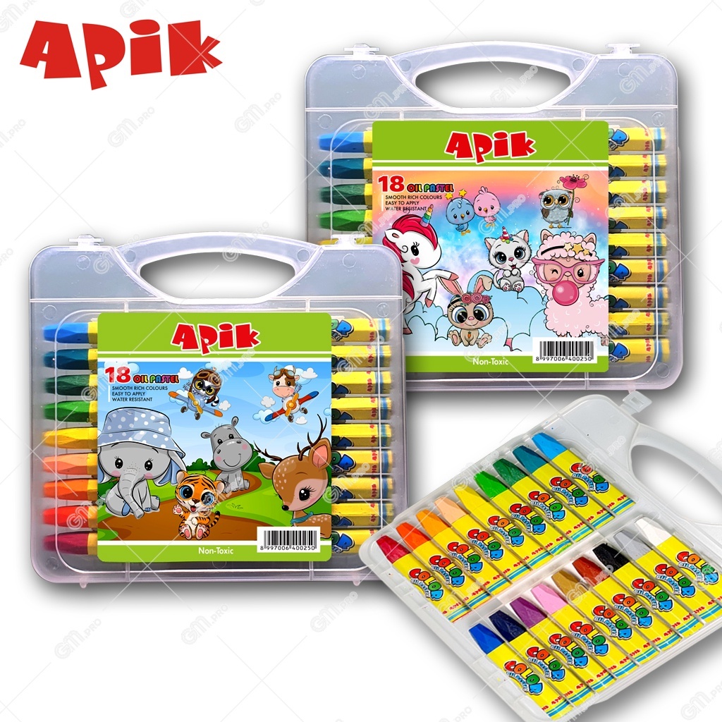 

Crayon Apik 18 Warna (Motif Random)