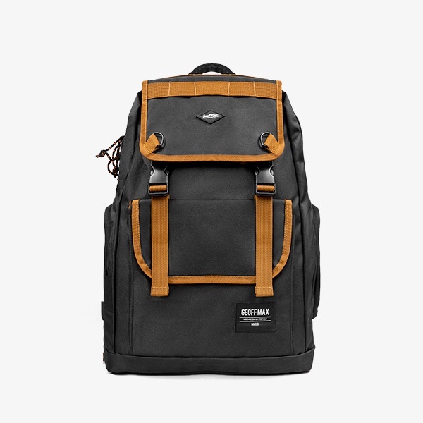 Geoff Max - Patric Black Mocca | Backpack | Tas Ransel | Tas Punggung | Tas Pria Wanita