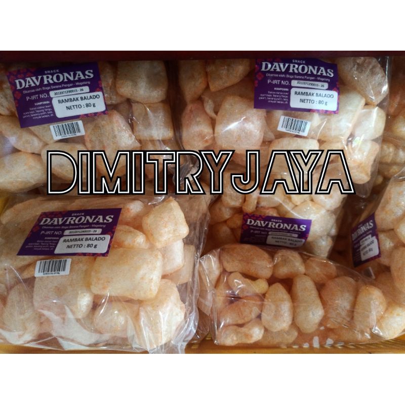 

Rambak balado davronas 80 gram / snack keripik kerupuk oleh oleh magelang jogja temanggung wonosobo