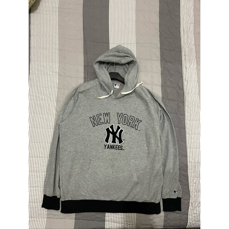 Hoodie MLB logo center bordir