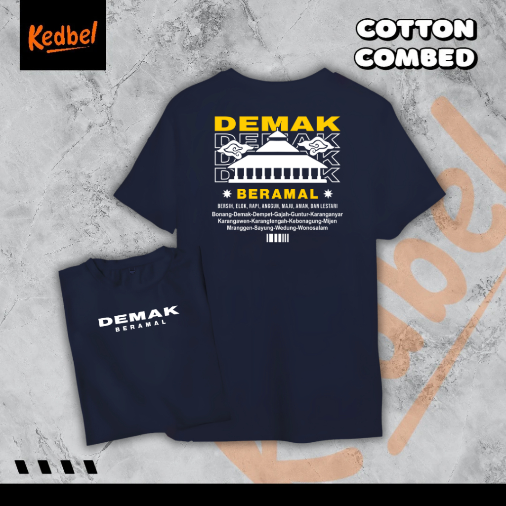 Kaos Demak Beramal Keren - Kedbel Official