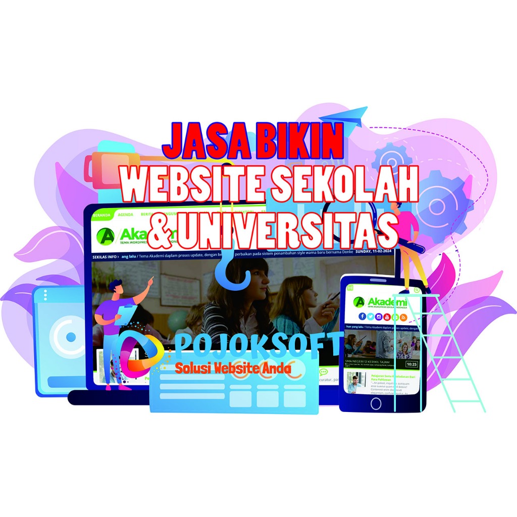 Website Sekolah/ Universitas Domain .SCH.ID/ .AC.ID Premium
