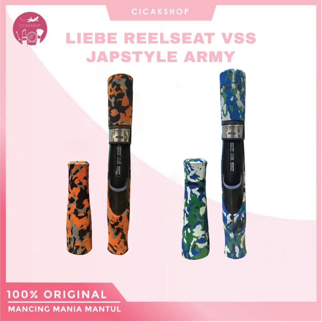 Cicakshop88 reelseat joran vss japstyle set busa army