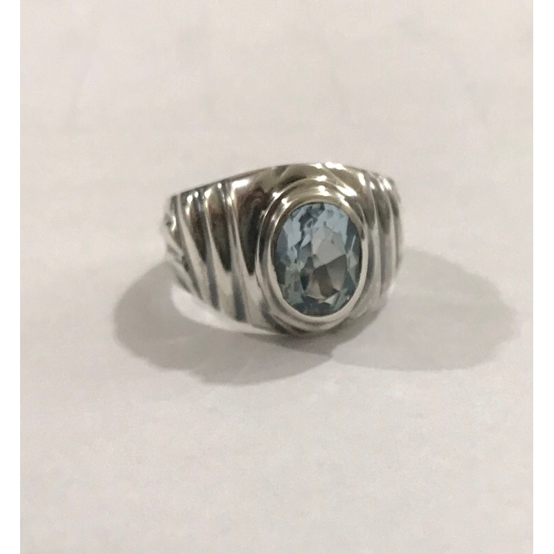 cincin perak pria motif keong terbaru