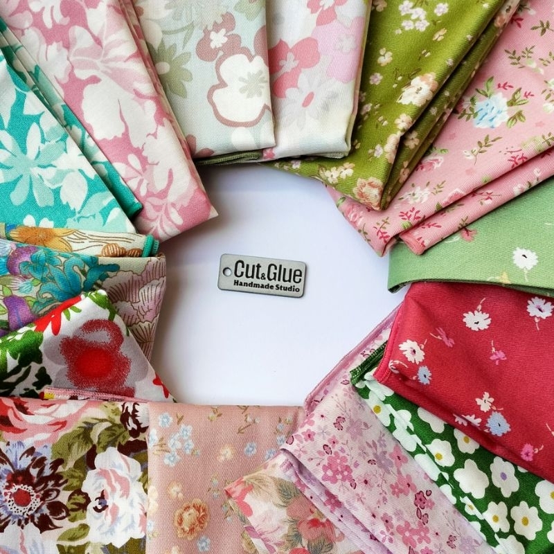 

Furoshiki napkin serbet properti foto motif bunga