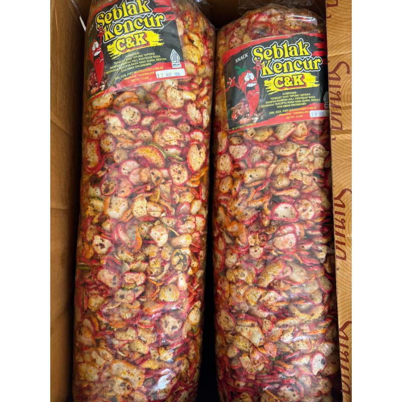 

Kerupuk Pedas Seblak Kencuk C&K 500gram l Krupuk Seblak Campur - Krupuk Jengkol Pedas
