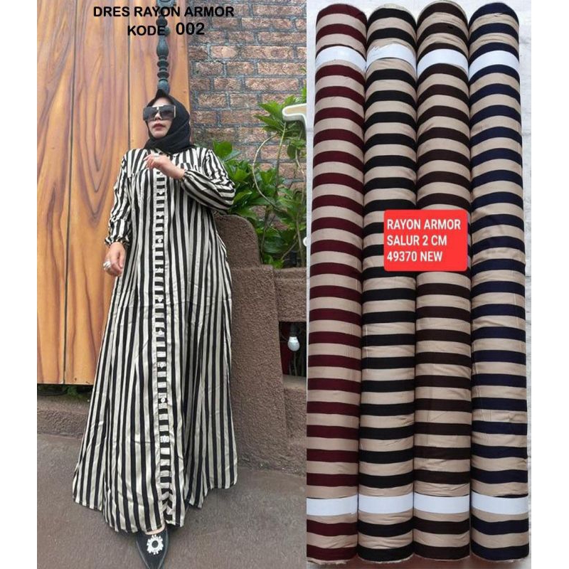 Gamis salur/Gamis rayon/Gamis rayon armor/Gamis rayon premium