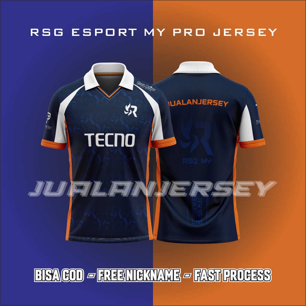JERSEY RSG ESPORT MALAYSIA NEW FREE REQUEST NICKNAME